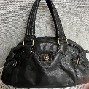 Marc by Marc Jacobs Totally Turnlock Heidi Black Satchel Bowler Handbag